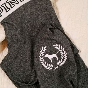 VICTORIA'S SECRET gray yoga pants large